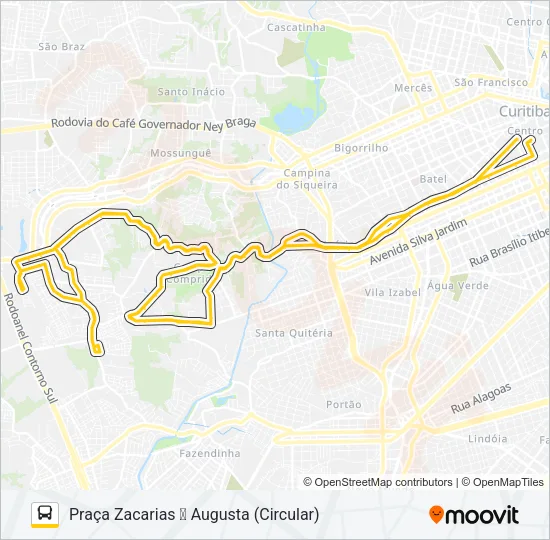 389 MAD. TARUMÃ / AUGUSTA Bus Line Map