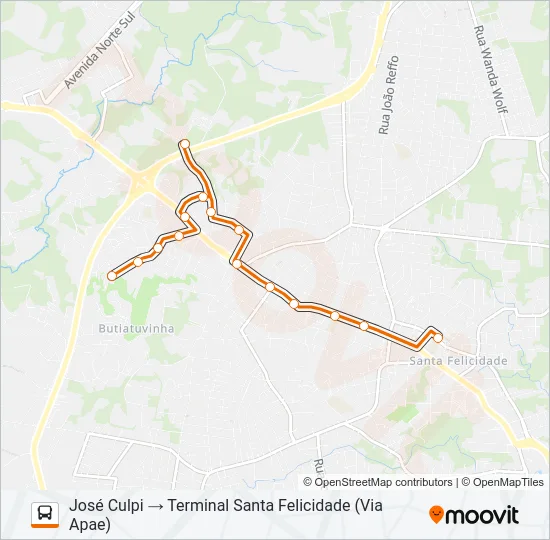958 PINHEIROS / JOSÉ CULPI Bus Line Map