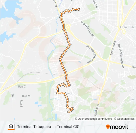 773 VIZINHANÇA / SANTA RITA Bus Line Map