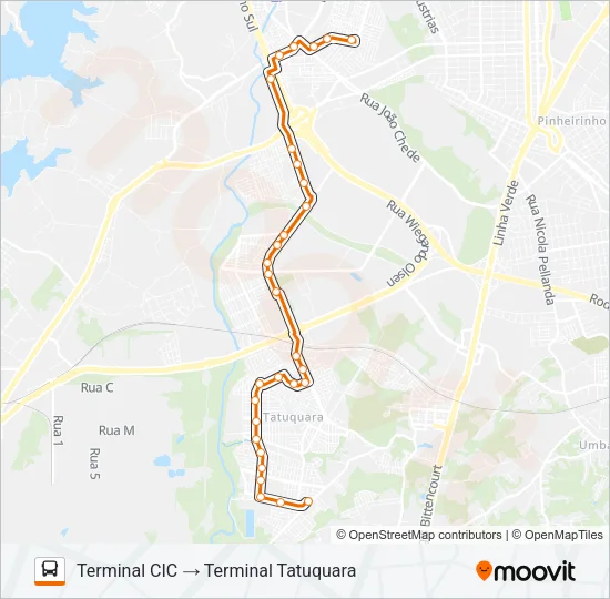 773 VIZINHANÇA / SANTA RITA Bus Line Map