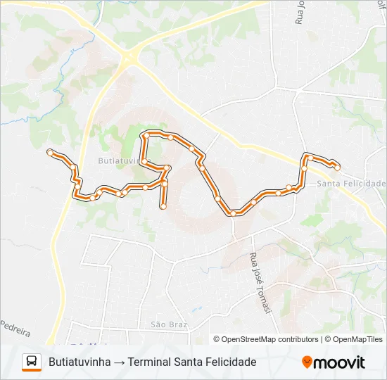 948 BUTIATUVINHA / OURO VERDE Bus Line Map