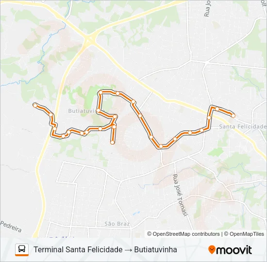 948 BUTIATUVINHA / OURO VERDE Bus Line Map