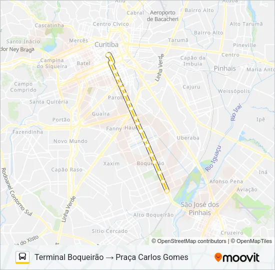519 MAD. SÃO FRANCISCO / IGUAPE Bus Line Map