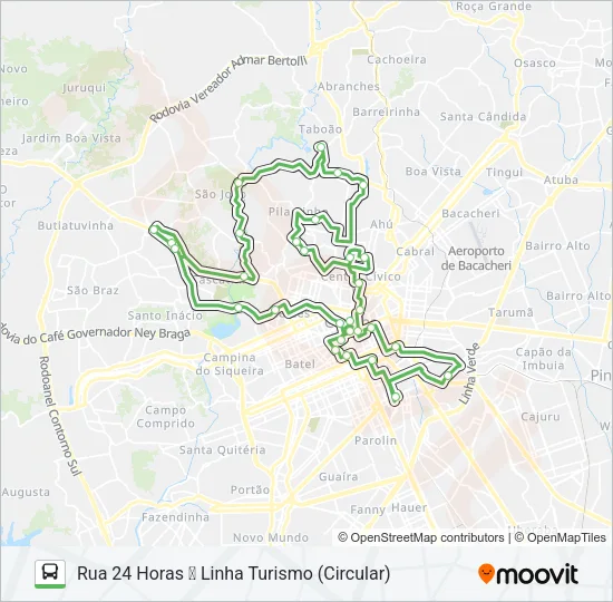 979 TURISMO / TOURISM LINE Bus Line Map