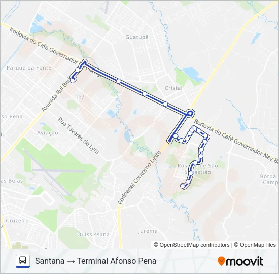 125 RENAULT Bus Line Map