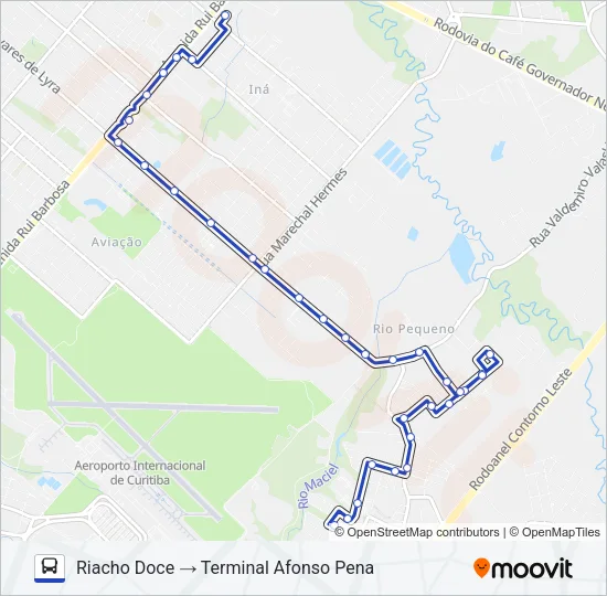 120 FÁTIMA / RIACHO DOCE Bus Line Map