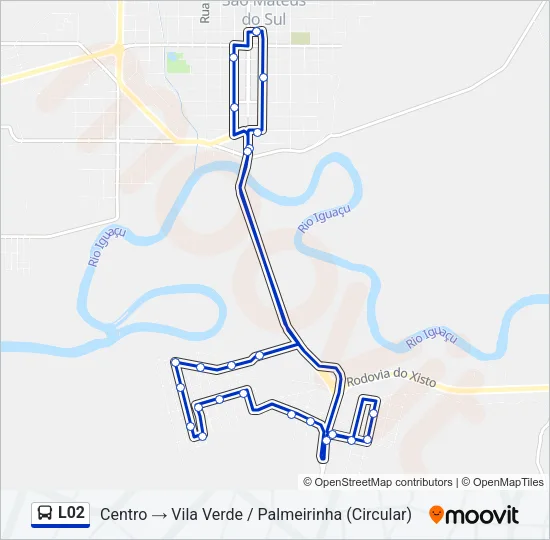 L02 Bus Line Map