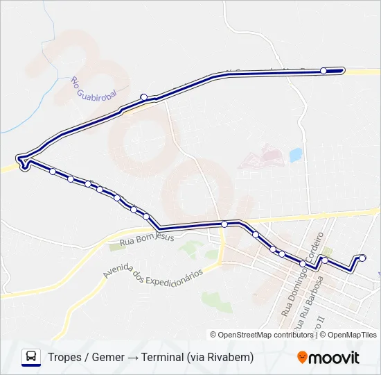 111 GEMER Bus Line Map