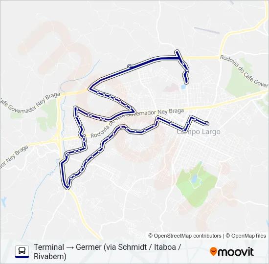 111 SCHMIDT Bus Line Map