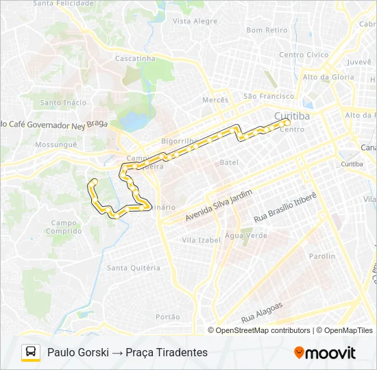 865 JARDIM ESPLANADA Bus Line Map