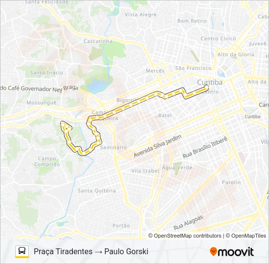 865 JARDIM ESPLANADA Bus Line Map
