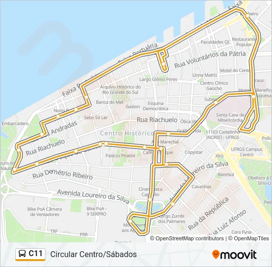 C11 Bus Line Map