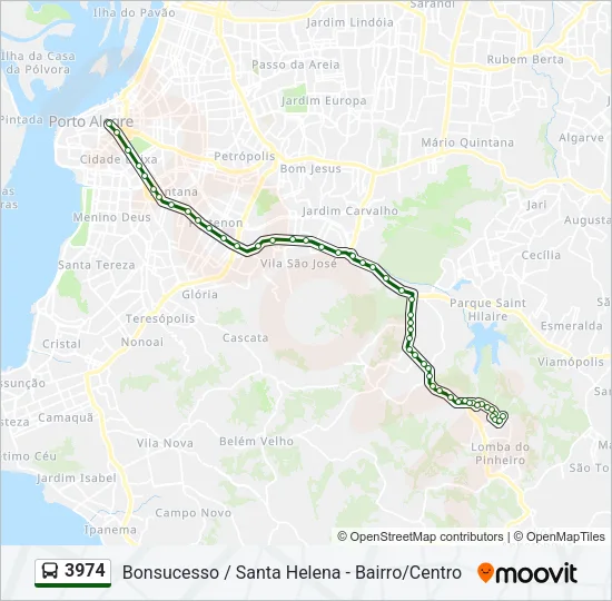 3974 Bus Line Map