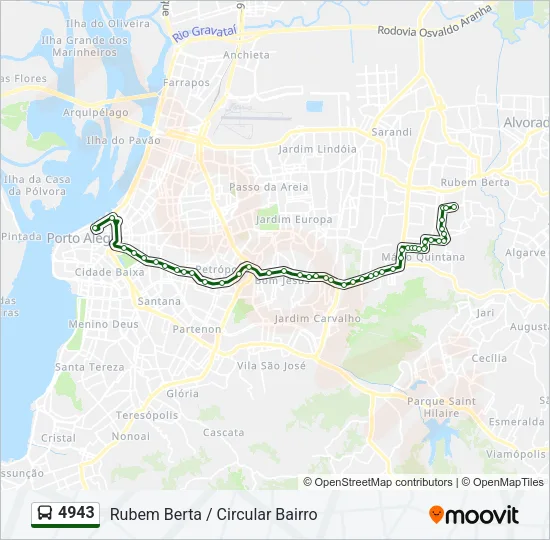 4943 Bus Line Map