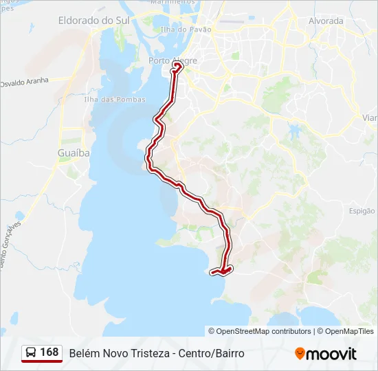 168 Bus Line Map