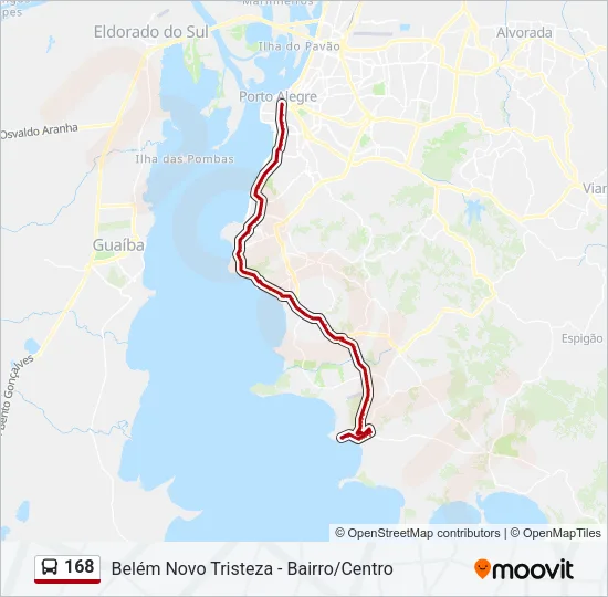 168 Bus Line Map