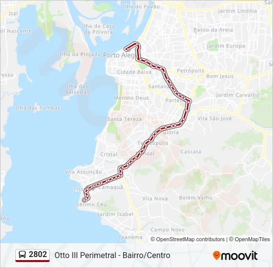 2802 Bus Line Map