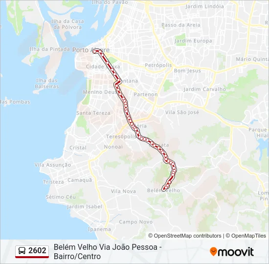 2602 Bus Line Map