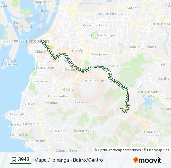 3943 Bus Line Map