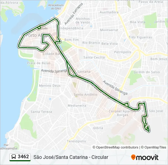 3462 Bus Line Map