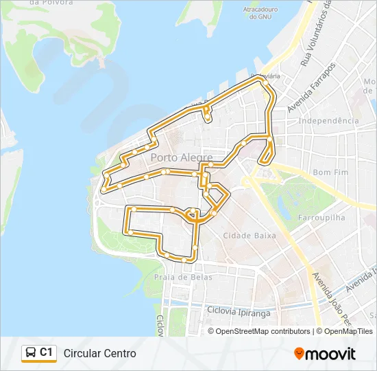 C1 Bus Line Map
