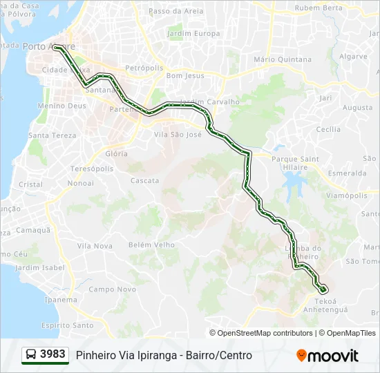 3983 Bus Line Map
