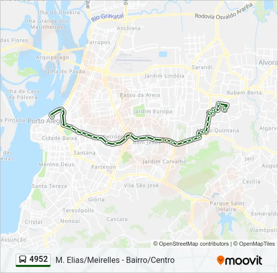 4952 Bus Line Map