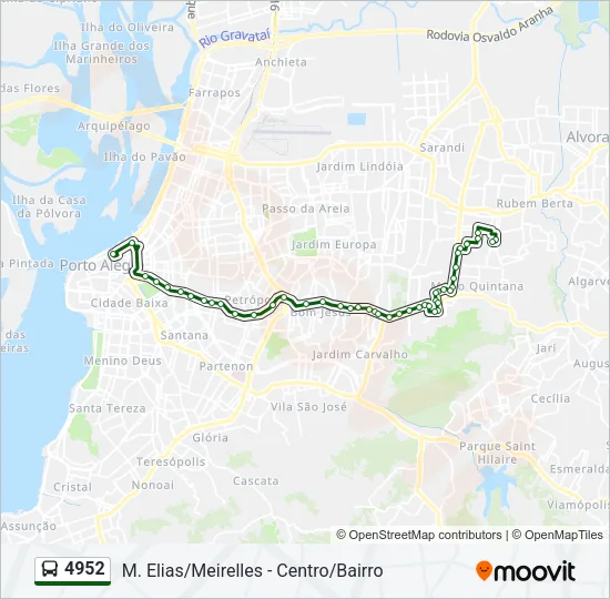 4952 Bus Line Map