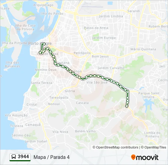 3944 Bus Line Map