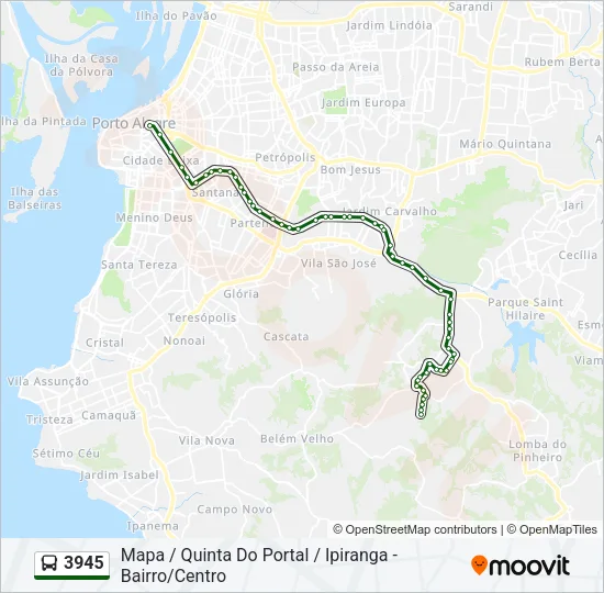 3945 Bus Line Map