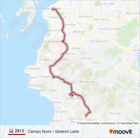 2812 Bus Line Map