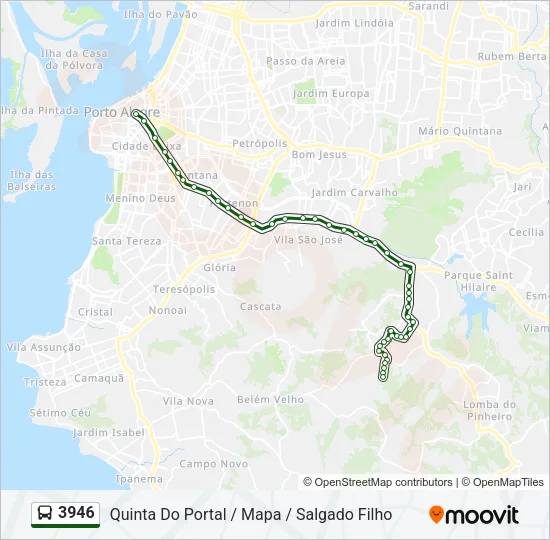 3946 Bus Line Map