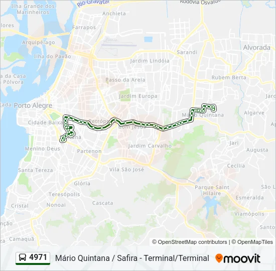 4971 Bus Line Map