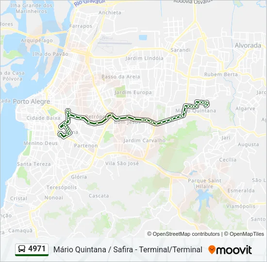 4971 Bus Line Map