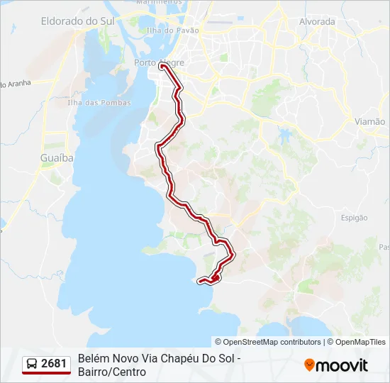 2681 Bus Line Map