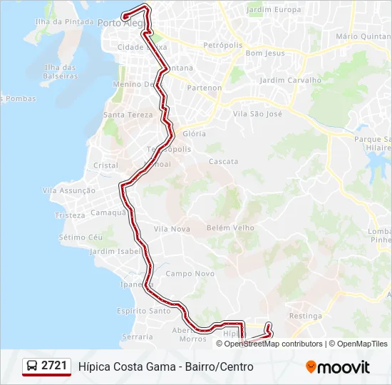 2721 Bus Line Map