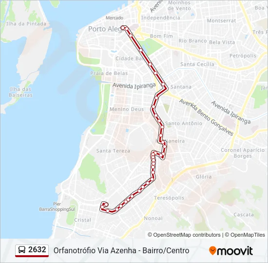 2632 Bus Line Map