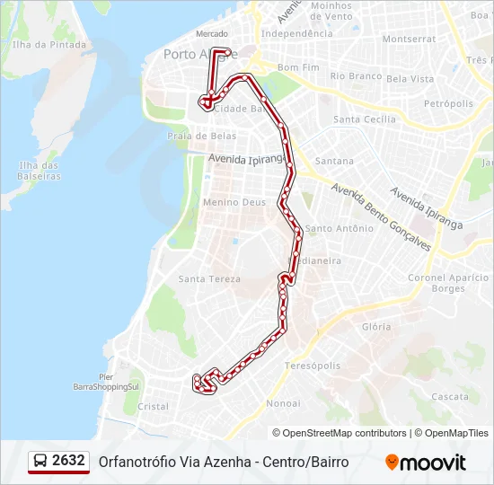 2632 Bus Line Map