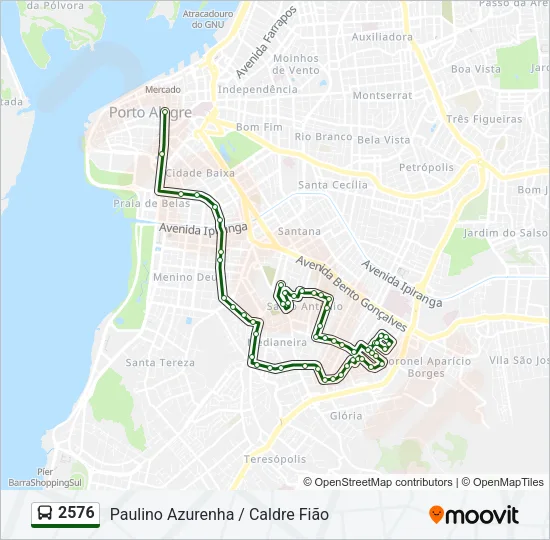 2576 Bus Line Map
