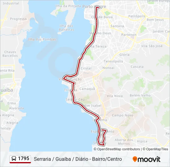1795 Bus Line Map