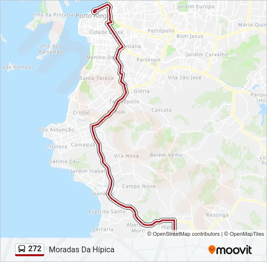 272 Bus Line Map