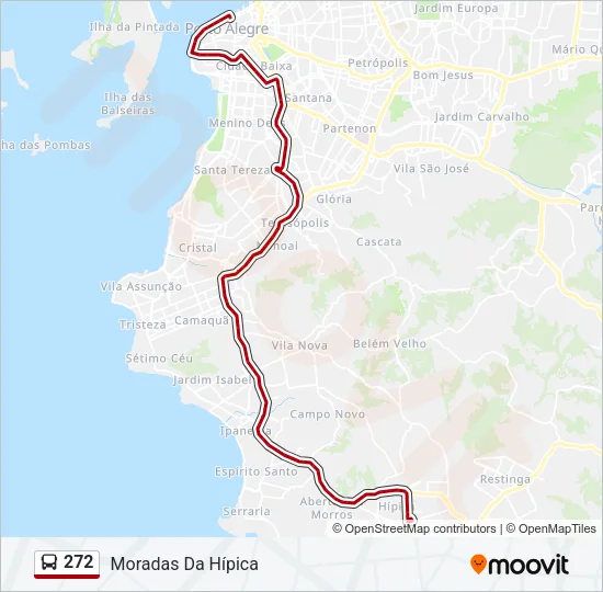 272 Bus Line Map