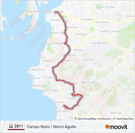 2811 Bus Line Map