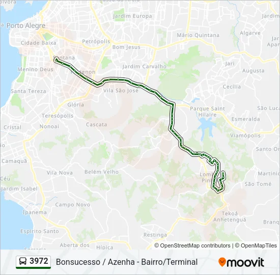 3972 Bus Line Map