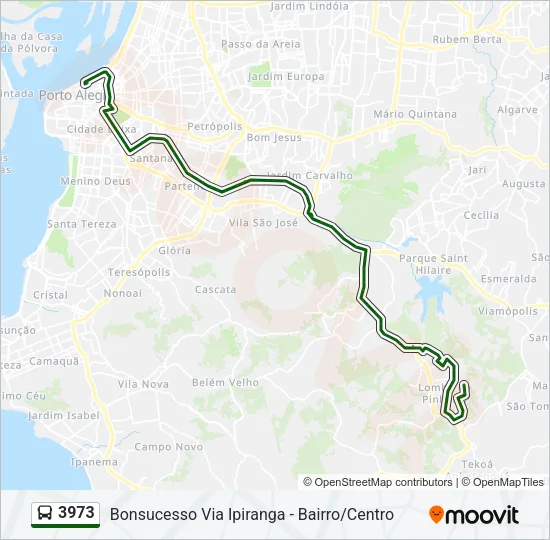 3973 Bus Line Map