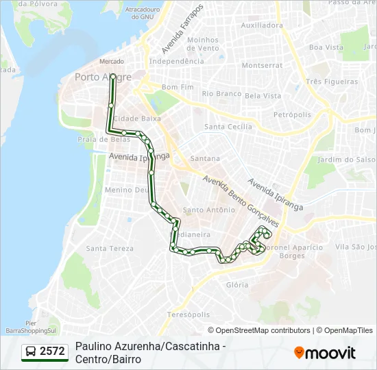 2572 Bus Line Map