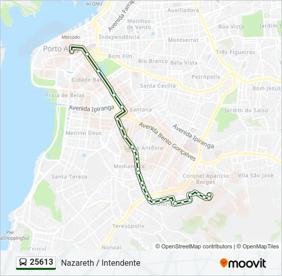 25613 Bus Line Map
