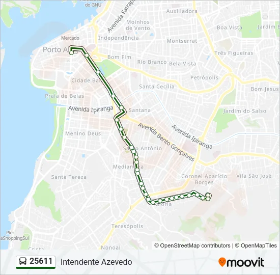25611 Bus Line Map