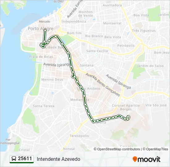 25611 Bus Line Map