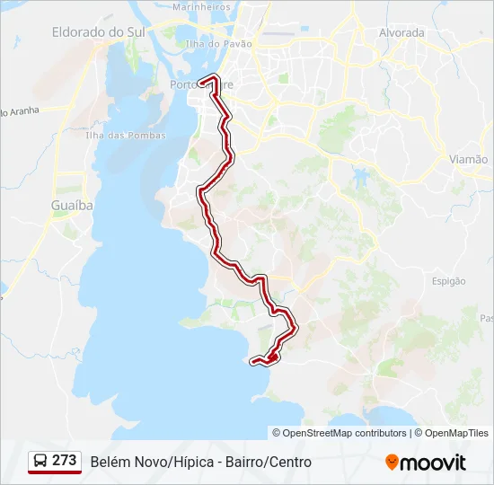 273 Bus Line Map